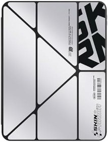 Resim İpad Pro 11 2024 - Pro 11 2025 M5 ile Uyumlu Kılıf SkinArma Holografik Tasarımlı Arkası Şeffaf Magnetik Kira Kobai Kılıf Gümüş 