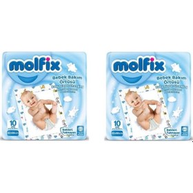 Resim Molfix Bebek Bakım Örtüsü 60x60 Cm 20 Adet 769702347926 