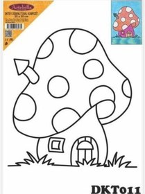 Resim Dkt011 Desenli Tuval Kompozit Boyama 25x35 Cm 