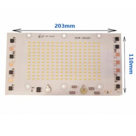 Resim Genel Markalar 220 Volt 150 Watt Gün Işığı Hazır Projektör PCB Ledi SMD 2835 Ledli Projektör Kartı 