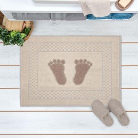 Resim Chilai Home Foet Banyo Paspası - Kemik - 40x60 cm 