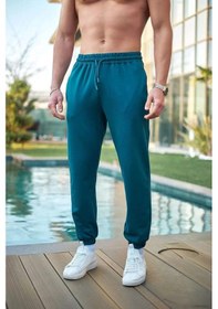 Resim Unisex Basic Eşofman Altı - İndigo 001 