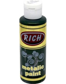 Resim Rich Metalik Akrilik Boya 120 Cc. 758 Yağ Yeşili 