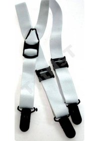 Resim Salarticaret Çocuk Beyaz Pantolon Askısı Unisex Model Beyaz 