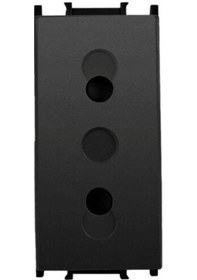 Resim Panasonic Modüler Siyah Topraksız Cihaz Prizi Alt+kapak 1m - Wvtt12114bl-tr 