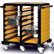 Resim Gastrolley İkili Gn Küvet Taşıma Arabası 75 (2 Yanı Kapalı) 93 x 71 x 99 (cm) 