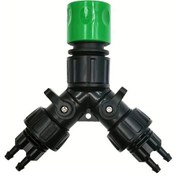 Resim Oldfriend 1/4 İnç Bahçe Hortumu Bonsai Sera Damla Sulama Seti 4 Yollu Musluk Adaptörü 