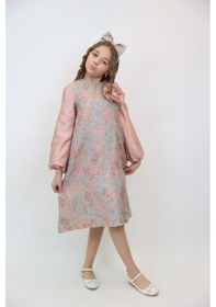 Resim Xo Kids Kız Çocuk Elbise 3-10 Yaş 3925 Somon 