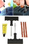 Resim Sensoria Süper Kalite Motosiklet Otomobil Bisiklet Scooter Lastik Tamiri Set Lastik Tamir Kiti Fitil Atma 