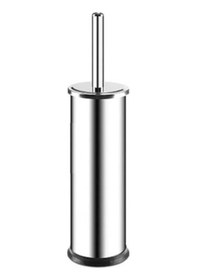 Resim Palex Krom Pedallı Çöp Kovası 5 Lt Krom Çöp Kovası + Krom Tuvalet Fırçası Krom 