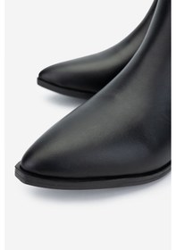 Resim Valmenti Kadın Siyah Deri Topuklu Bot 1054 12 Bn Bot Sk24-25 Sıyah Dr Siyah Deri 