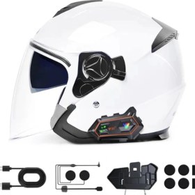 Resim River World Motorsiklet Kaskı İçin Intercom Kablosuz Kulaklık 