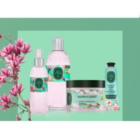 Resim Eyüp Sabri Tuncer Manolya Çiçeği El ve Vücut Peeling 400 ML + El ve Vücut Kremi 50 ML + Kolonya Pet Şişe 400 ML + Sprey Kolonya 150 ML 