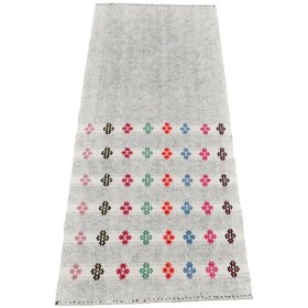 Resim Kilim Antik El Dokuma Pamuklu Yün Toroslar Adana Yörük Kilimi 0070 - Yeni - Çok Renkli 