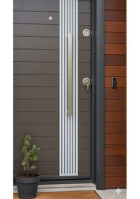 Resim Antrasi T Dura Ahşap Güvenlik Kapısı 209 X 106 X 92 