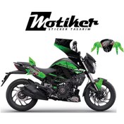 Resim Motiker Bajaj Dominar Atomic Sticker Etiket Kaplama Model 