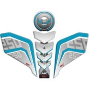 Resim Gp Kompozit Cf Moto 250 Nk 2018-2022 Uyumlu Tank Pad Seti Turkuaz (522061539) 