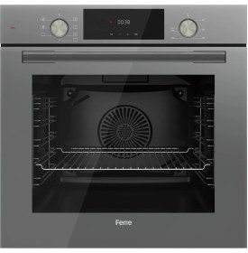 Resim Ferre QMS63CPR Flowart Serisi Gri Ankastre Fırın (0+7 Konum) 
