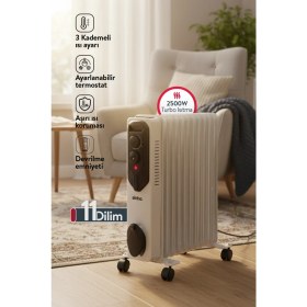 Resim Sinbo SFH-6938 Yağlı Radyatör-Beyaz 
