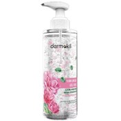 Resim Dermokil %100 Doğal Gül Suyu Canlandırıcı Nemlendirici Yüz Temizleme Jeli 