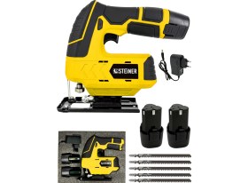 Resim Steiner Alman 12 V 3.0 Ah Li-Ion Çift Akülü Şarjlı Dekupaj Testere 