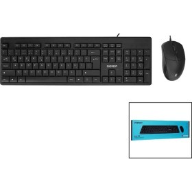 Resim Venüs Shopping Everest KM-515 USB Kablolu Klavye - Mouse Set Q Klavye (4172) 