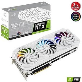 Resim ASUS ROG-STRIX-RTX3080-O10G-WHITE-V2 NVIDIA 10GB 