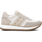 Resim Mammamia D25YA-560 Kadın Hakiki Deri Klasik Sneaker Krem 