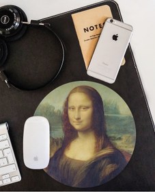 Resim WuW Monalisa Yuvarlak Mouse Pad 