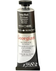 Resim Daler Rowney Georgian Yağlı Boya 38Ml - N:035 Lamp Black 