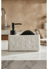 Resim Rory Sünger Hazneli Sıvı Sabunluk - 450 Ml Beyaz 