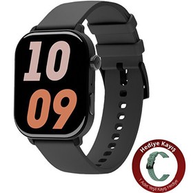 Resim Inteya HiWatch Talk 2 Amoled Ekran Siyah-Yeşil Silikon Kayışlı Akıllı Saat 