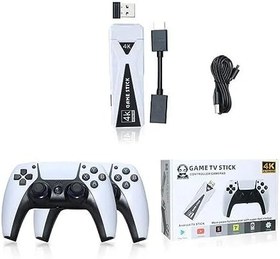 Resim ScHitec 4K Android TV Stick ve Retro Game Konsol 10000 Oyunlu 64GB Beyaz 