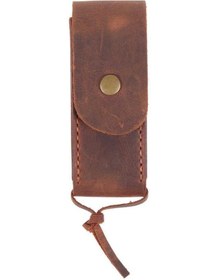 Resim Deri Çakı Kılıfı , L , Koyu Kahve Çok Renkli 