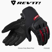 Resim Revit Gloves Duty Black Red 