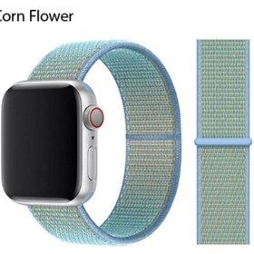 Resim pazariz Apple Watch Uyumluakıllı Saat 42-44mm Hasır Kordon Mavi 