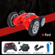 Resim Aqqogib Elektrikli Rc Araba - 2.4g 4WD Rc Dublör Araba, Joystick Kontrolü, Hareket Algılama, 2 Şarj Edilebilir Pil, Erkekler ve Kızlar Için Hediye 6+ (Yurt Dışından) 
