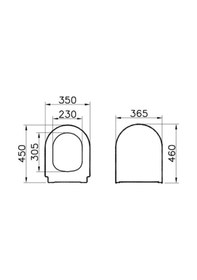 Resim Vitra Ses Yok Yavaş Kapanan Klozet Kapağı 85-003-009 Model 2 