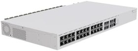 Resim Mikrotik RouterOS v7 ile Bulut Yönlendirici Anahtarı CRS326-4C+20G+2Q+RM, 1U rafa monte 