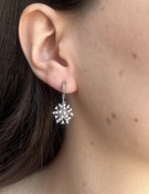 Resim Kar Tanesi Küpe 