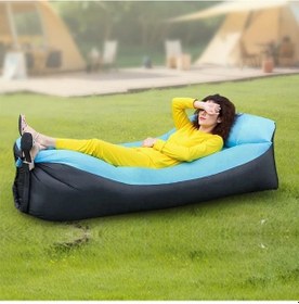 Resim Willowhaven Kırmızı Hızlı Şişme Kampet Yatak Kalın Kumaş Boyun Desteği Seyahat Bagaj Kırmızı 