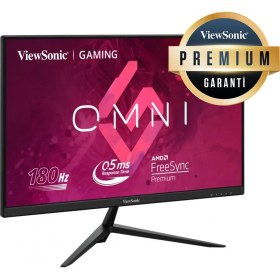 Resim ViewSonic VX2428J 24” 180Hz 0.5ms HDMI DP HDR10 FreeSync Premium Fast IPS FHD Yükseklik Ayarlanabilir Gaming Monitör 