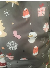 Resim Unisex Sevimli Noel Baba Ve Arkadaşları Temalı Pamuklu Kozmonot Bebek Tulum Çok Renkli 