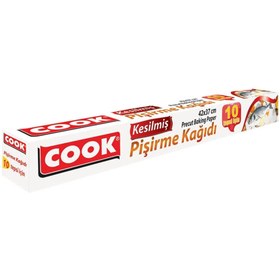 Resim COOK 42x37 cm Kesilmiş Pişirme Kağıdı (16 Adet) (EG-045042) 