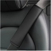 Resim 1 Adet Pu Deri Kabartmalı Araba Emniyet Kemeri Omuz Kapağı Dekompresyon Konfor Fuganpihj Bk Fuganpihj Bk 