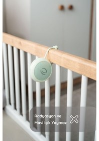 Resim Budizzz Beyaz Gürültü Cihazı Pışpışlı Ninnili Radyasyon İçermeyen Bebek Uyku Arkadaşı 