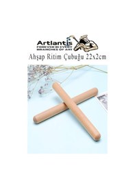 Resim Ahşap Ritim Çubuğu 2 Adet 1 Çift Okul Öncesi Eğitici Anaokulu Ritim Tokmağı Çubukları Çocuk Etkinlik Perkusyon Müzik Aleti 