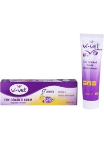 Resim Vi-Vet Tüy Dökücü Krem 100 ml Lavanta ve Limon Ferahlığı ile Etkili Bakım 