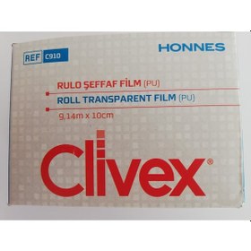 Resim Clivex Rulo Şeffaf Film Pu 9,14 m x 10 cm 