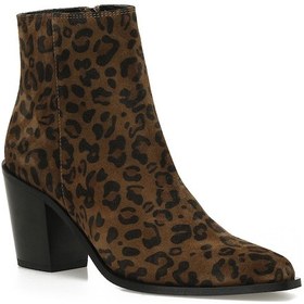 Resim Nine West Venıze5 5pr Leopar Kadın Kovboy Bot 000000000102037950 Kahverengi 